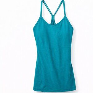 Lululemon Power Y Tank top - Teal - Full Padding - Size 6
